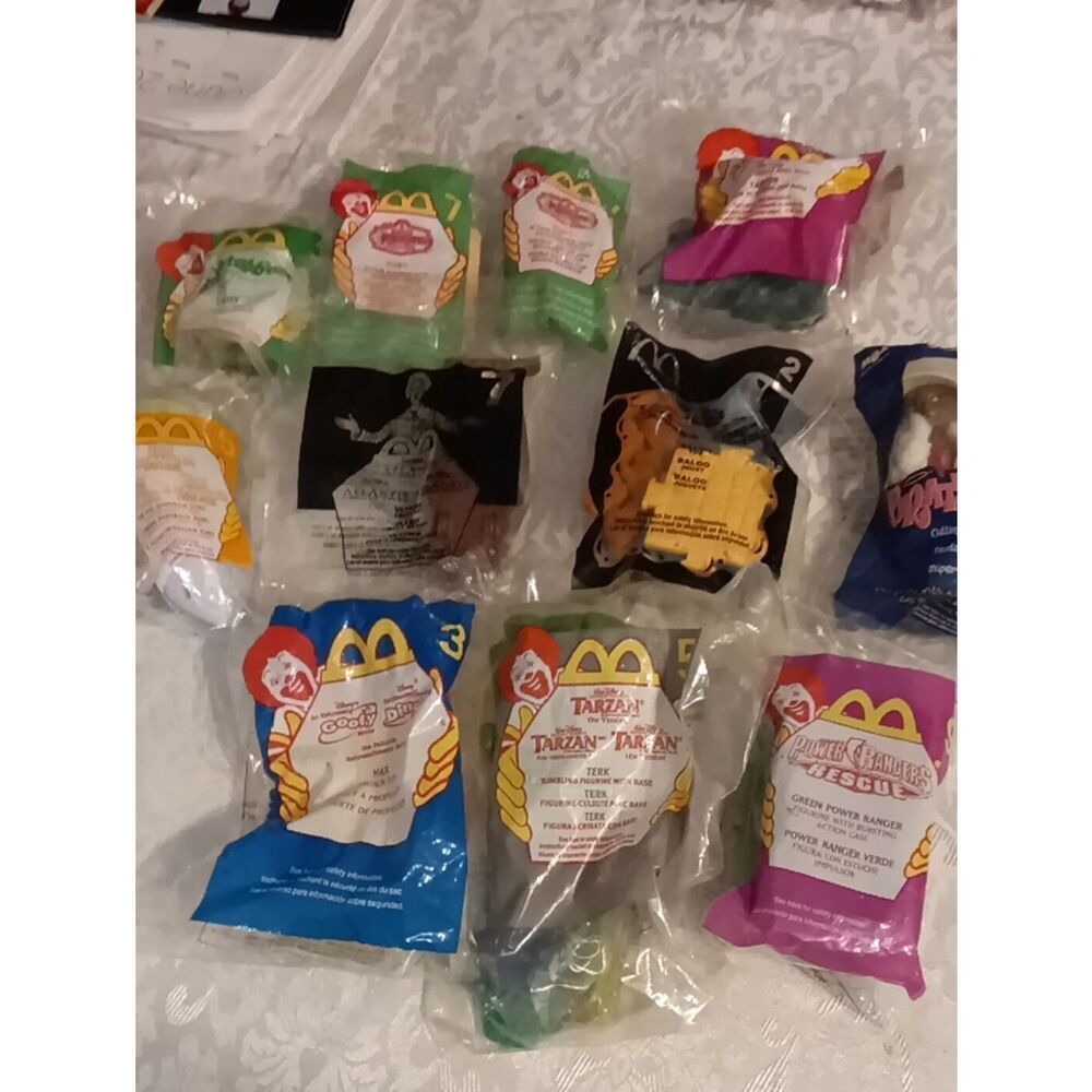 McDonald's Happy Meal Toys - Multicolor Sealed Figures Bundle
